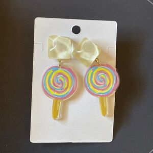 Lollipop earrings!